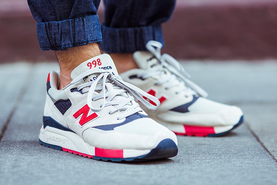 new balance bleu blanc