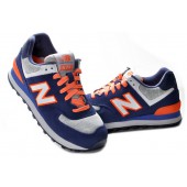 new balance 574 bleu marine et orange
