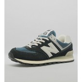 new balance 574 en daim bleu marine