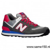 new balance 574 grijs roze blauw