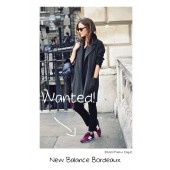new balance femme bordeaux porté
