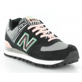 new balance femme noir et rose 574