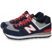 new balance ml574 marine rouge