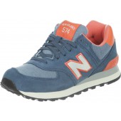 new balance wl574 blauw roze