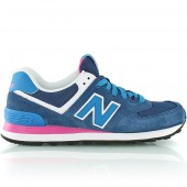 new balance wl574 rose et bleu